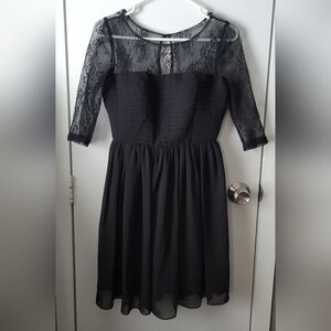 POLY USA Black Lace Dress